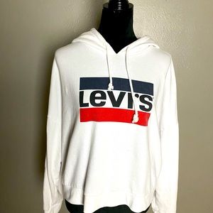 White Levi hoodie